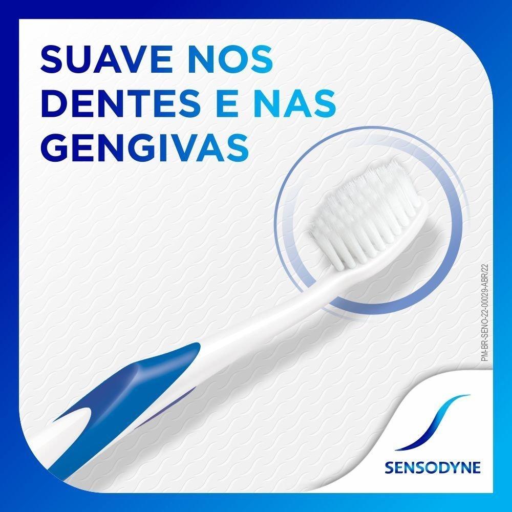 Kit Promocional Escova De Dente Para Dentes Sensíveis Sensodyne Gentle Com 3 Unidades - 3