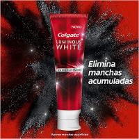 Creme Dental Clareador Colgate Luminous White Carvão Ativado 140g - 3