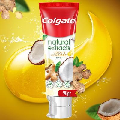 Creme Dental Colgate Natural Extracts Coco E Gengibre 90g
