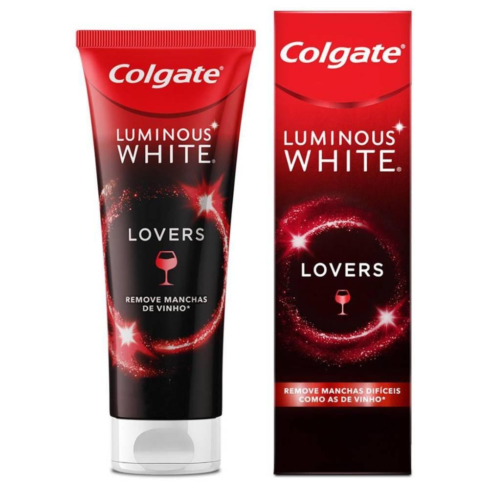 Creme Dental Clareador Colgate Luminous White Lovers Manchas De Vinho 70g - 1