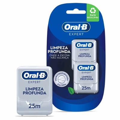 Fio Dental Oral-b Pro Saúde 25m Com 2 Unidades