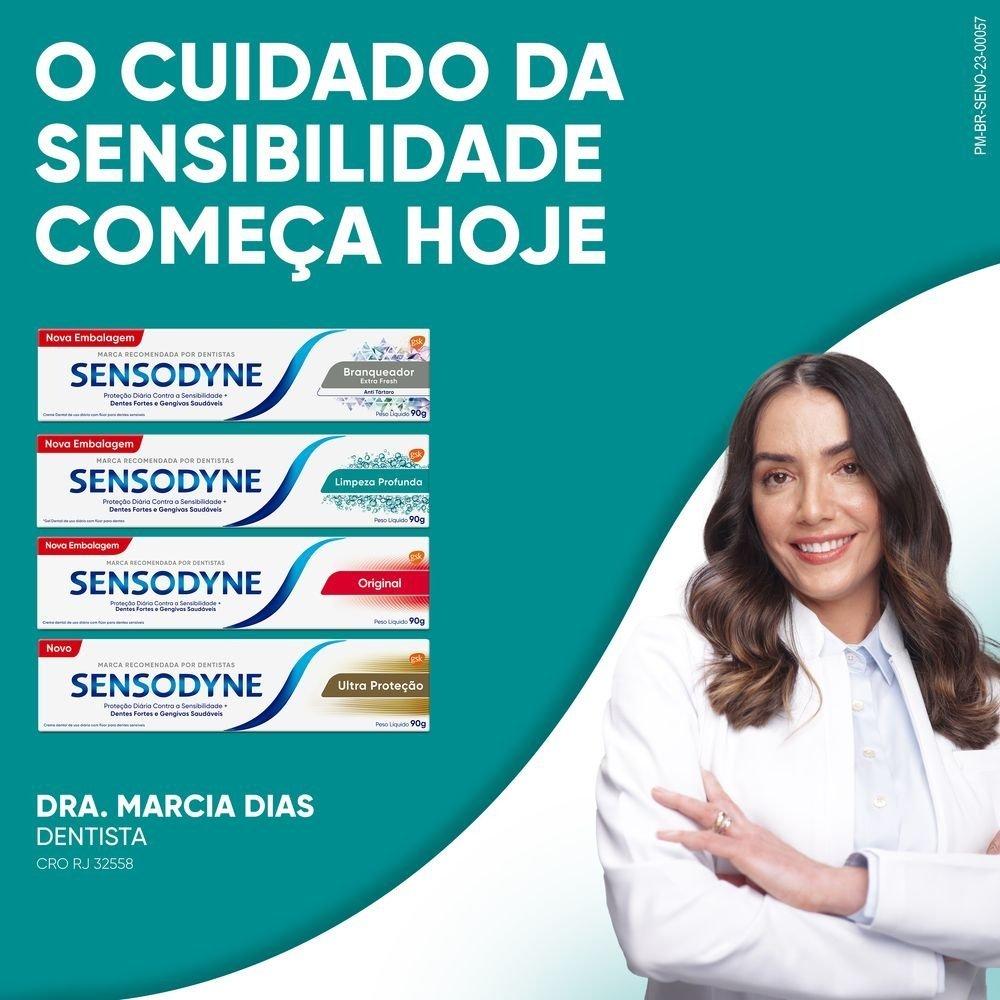 Creme Dental Para Dentes Sensíveis Sensodyne Original 90g - 4