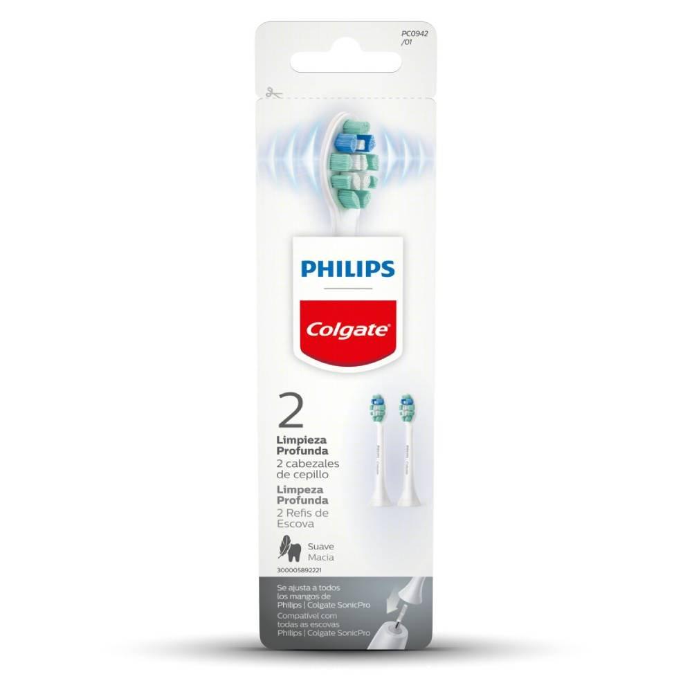 Refil Escova Elétrica Colgate Philips Series 50 Limpeza Profunda Sonicpro Com 2 Unidades - 1