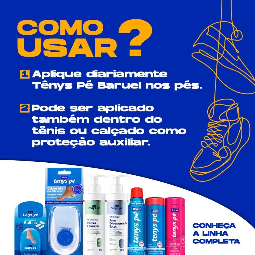 Tenys Pé Desodorante Para Os Pés Pó Canforado 100g - 4