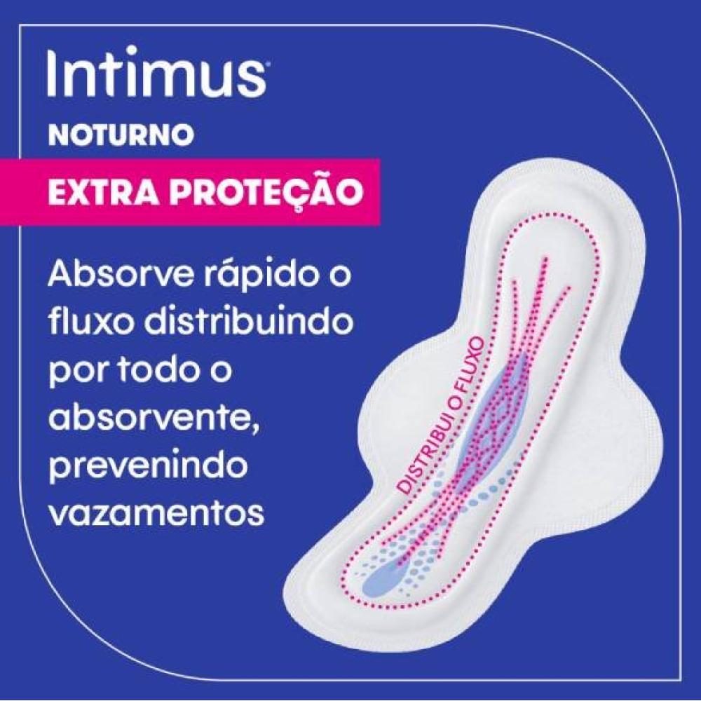 Absorvente Externo Intimus Noturno Suave Com Abas 16 Unidades - 2