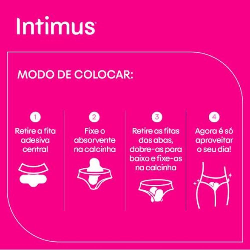 Absorvente Externo Intimus Noturno Suave Com Abas 16 Unidades - 3
