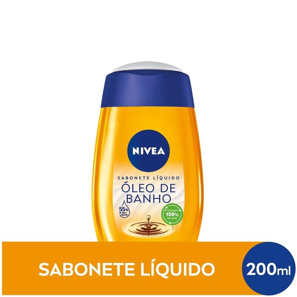 Sabonete Líquido Corporal Nivea Óleo De Banho Com 200ml - 1
