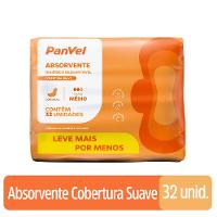 Absorvente Panvel Essencial Cobertura Suave Com Abas 32 Unidades - 1