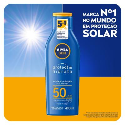 Protetor Solar Nivea Sun Protect & Hidrata Fps 50 400ml