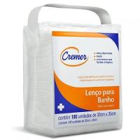  Lenço Para Banho Cremer Pacote Com 100 Unidades - 1