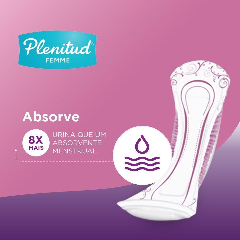 Absorvente Para Incontinência Plenitud Femme Noturno 8 Unidades - 3