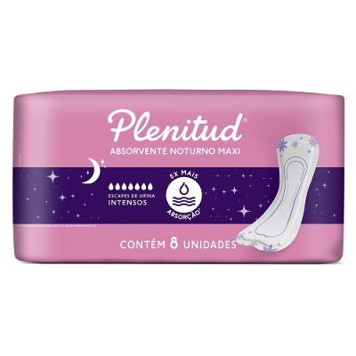 Absorvente Para Incontinência Plenitud Femme Noturno 8 Unidades