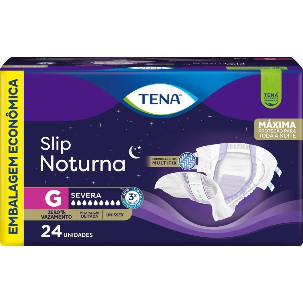 Fralda Geriátrica Tena Slip Noturno Embalagem Econômica G 24 Unidades - 9