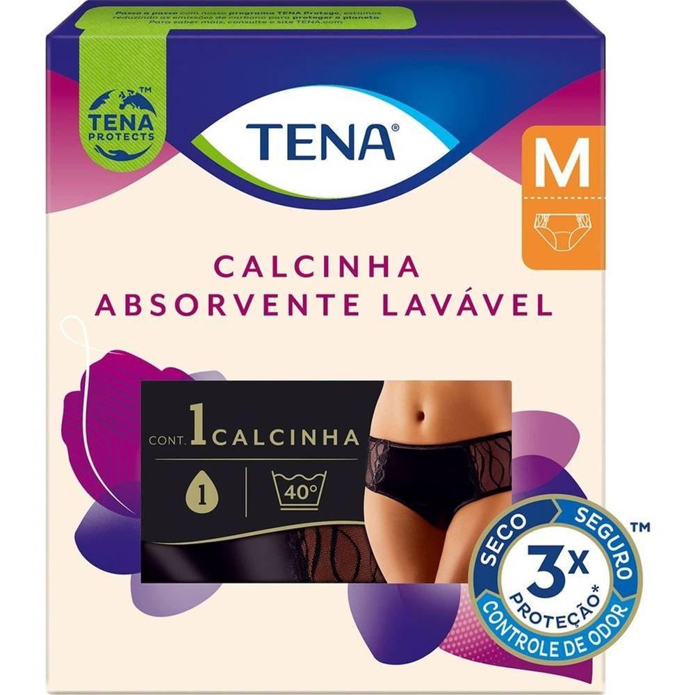 Calcinha Absorvente Lavável Tena Preta M - 2