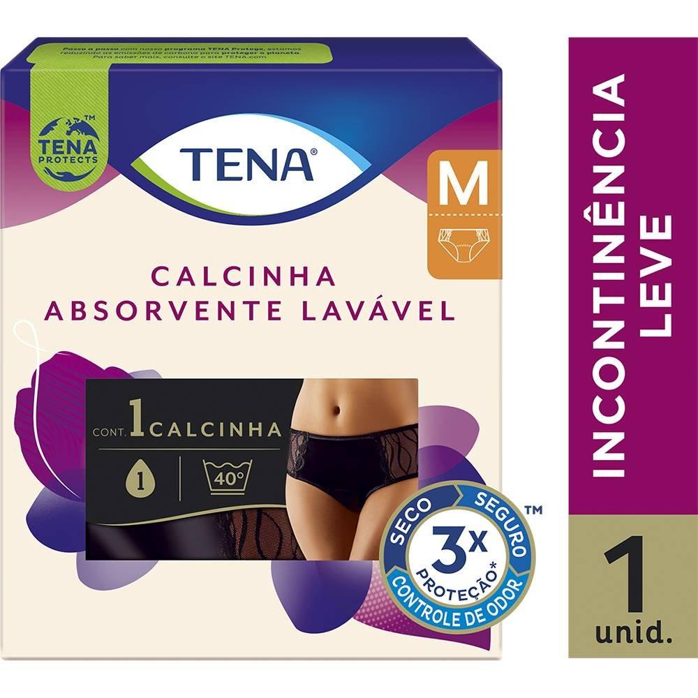 Calcinha Absorvente Lavável Tena Preta M - 6