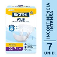 Fralda Adulto Bigfral Regular Plus Xg 7 Unidades - 1