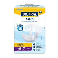 Fralda Adulto Bigfral Regular Plus Xg 7 Unidades - 2
