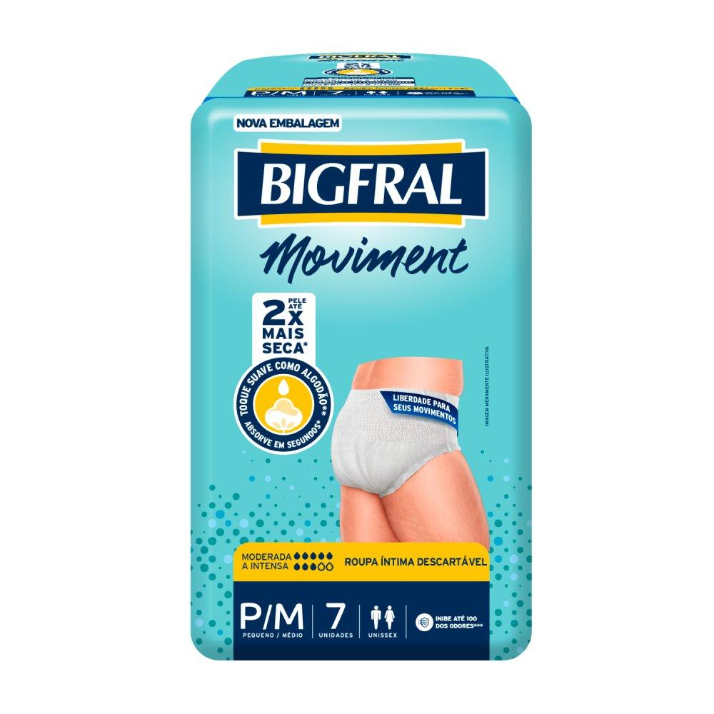 Roupa Íntima Bigfral Moviment P/m 7 Unidades - 2