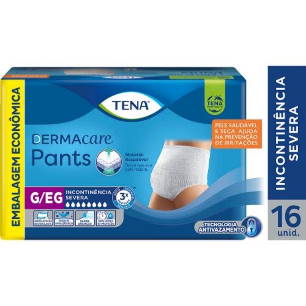 Roupa Íntima Tena Pants Dermacare G/eg 16 Unidades - 1