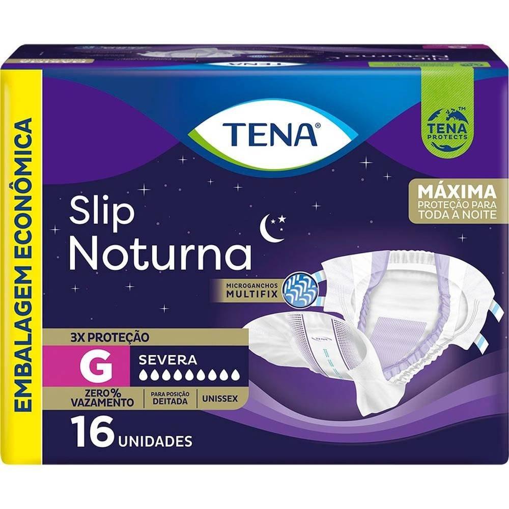 Fralda Geriátrica Tena Slip Noturna G 16 Unidades - 2