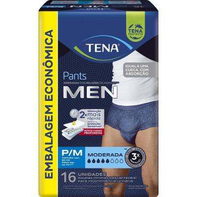 Roupa Íntima Tena Pants Men P/m 16 Unidades