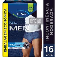 Roupa Intima Tena Pants Men P/m 16 Unidades - 1