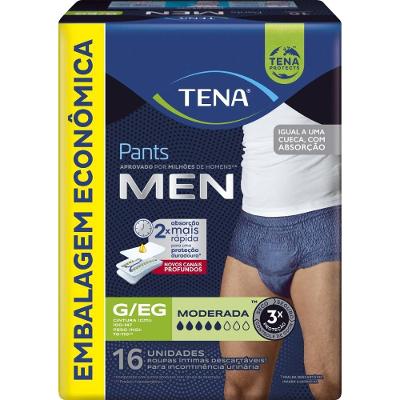Roupa Íntima Tena Pants Men G/eg 16 Unidades