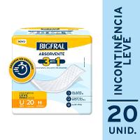 Absorvente Para Incontinência Descartável Bigfral Plus Regular 20 Unidades - 5