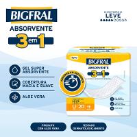 Absorvente Para Incontinência Descartável Bigfral Plus Regular 20 Unidades - 7
