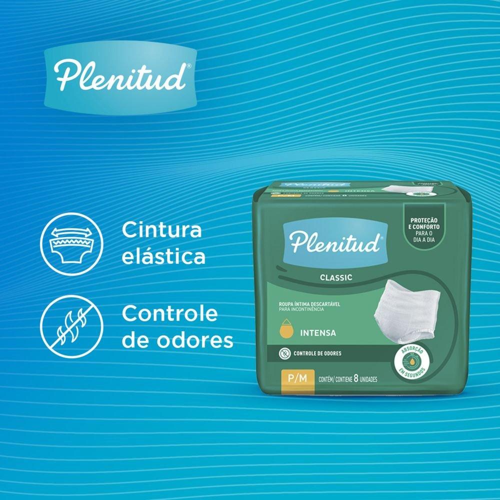 Roupa Íntima Plenitud Classic Para Incontinência G/xg -16 Unidades - 6