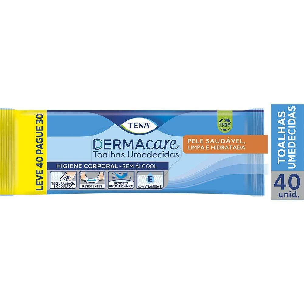 Toalhas Umedecidas Tena Slip Dermacare Leve 40 Pague 30 - 1