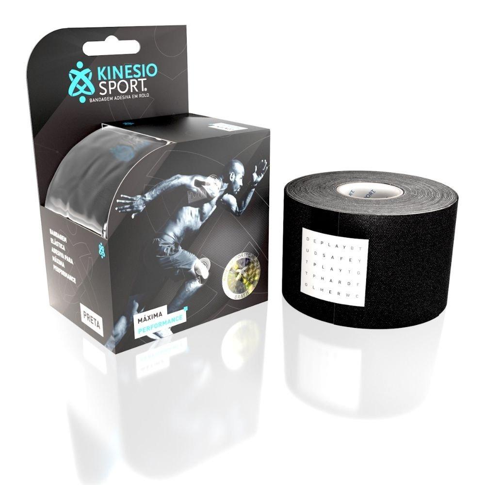 Bandagem Elástica Kinesio Sport Preta - 2