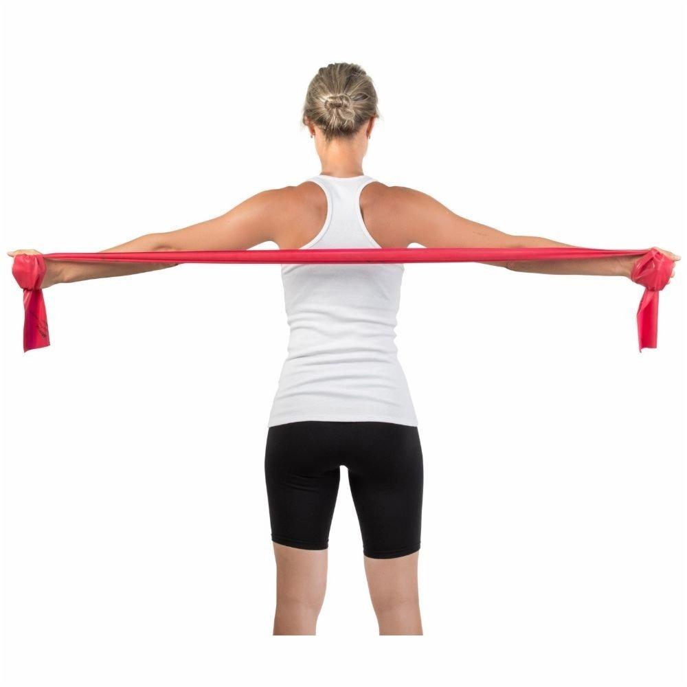 Faixa Elástica Para Exercício 1,5 M Cor Vermelha - 2