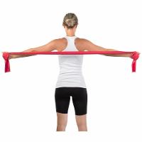 Faixa Elástica Para Exercício 1,5 M Cor Vermelha - 2