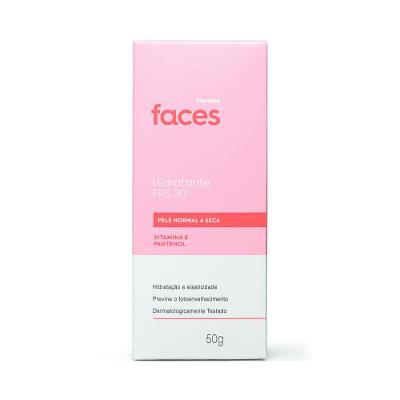 Hidratante Facial Fps30 Panvel Faces Pele Normal A Seca 50g