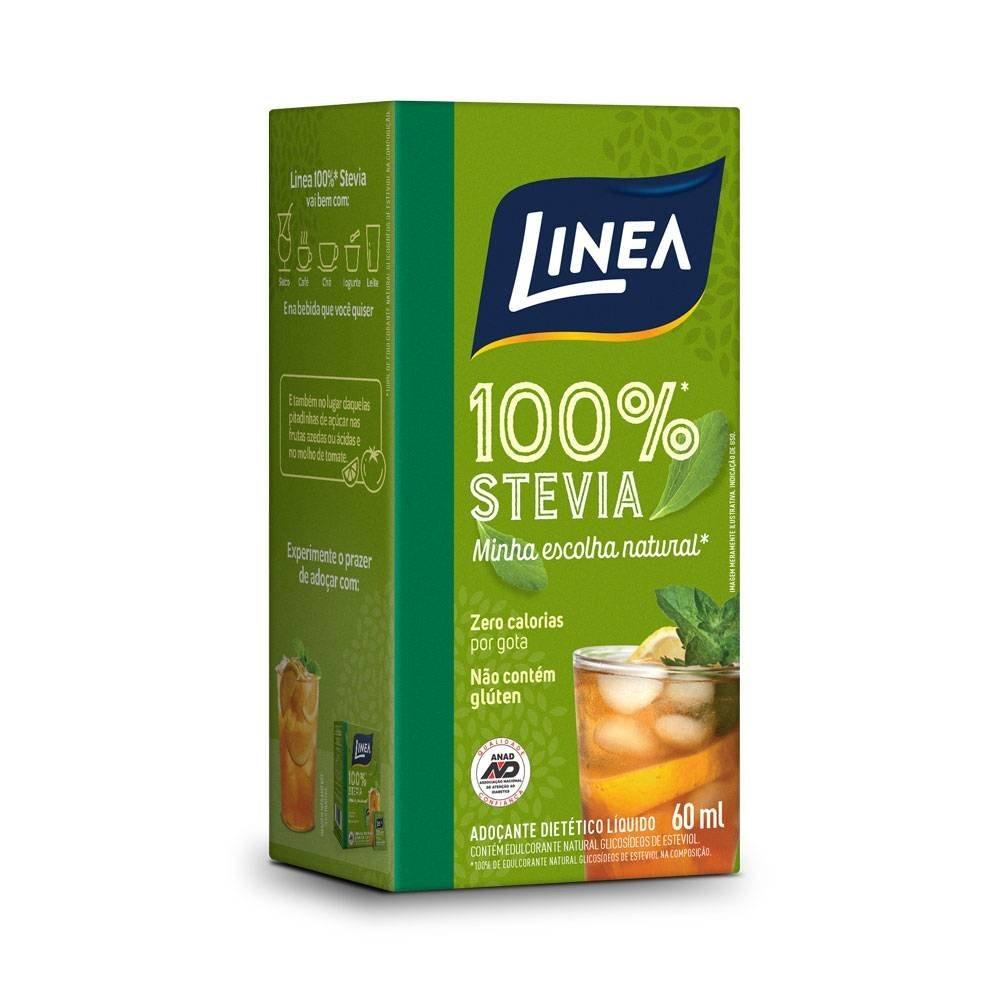 Adoçante Líquido Stevia Linea 60ml - 1