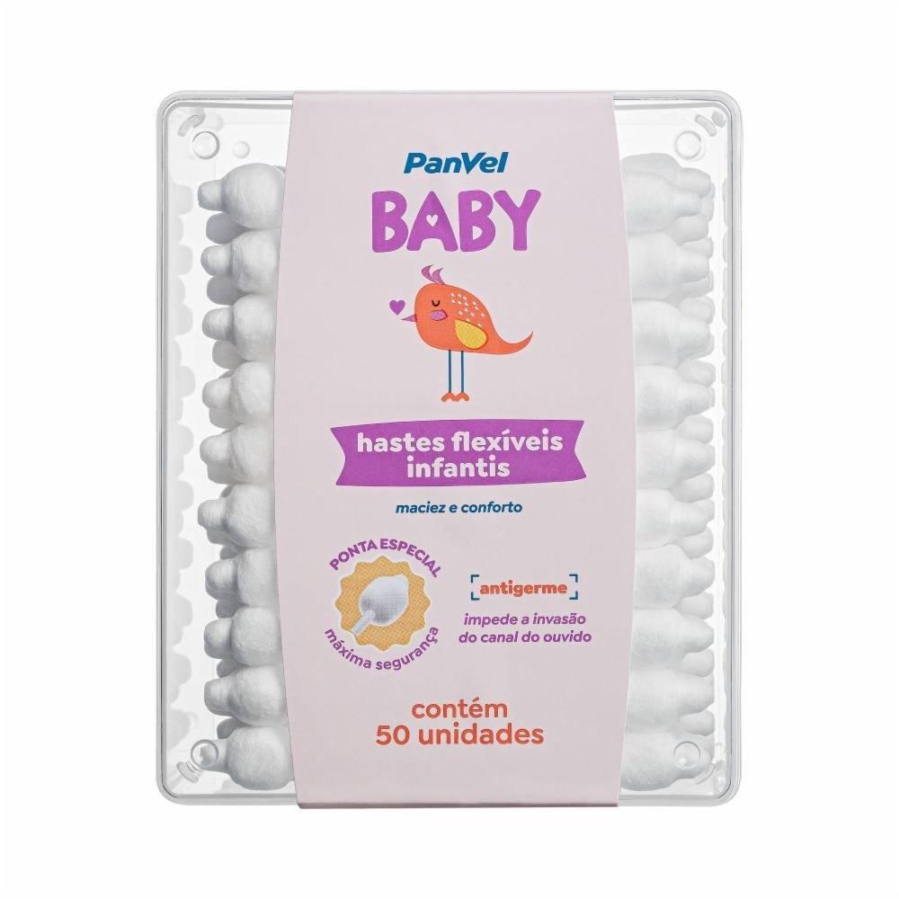 Hastes Flexíveis Panvel Baby Com 50 Unidades - 2
