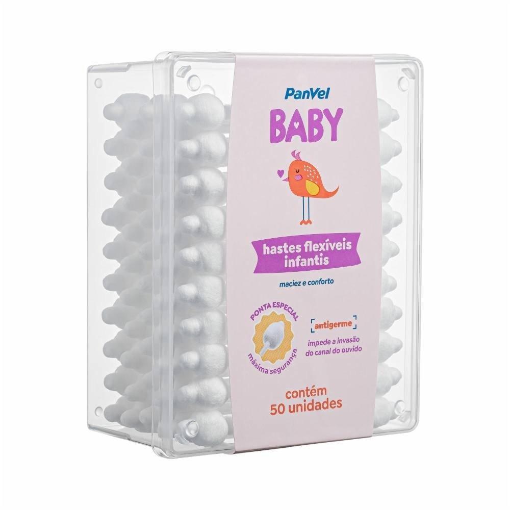 Hastes Flexíveis Panvel Baby Com 50 Unidades - 3