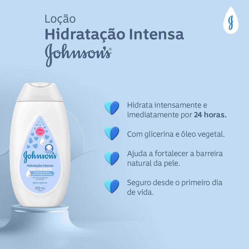 Loção Cremosa Johnsons Baby Hidratação Intensa 200ml - 3