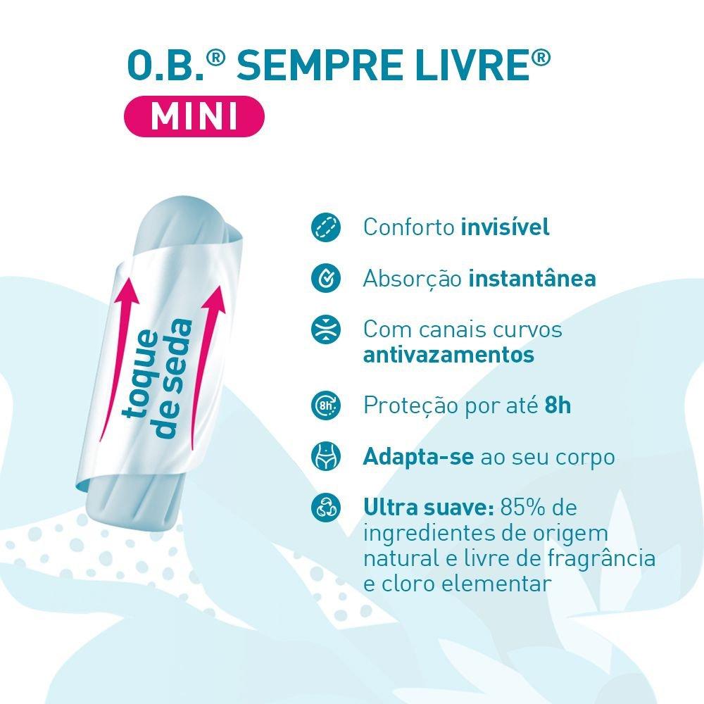 Absorvente Interno Ob Procomfort Médio Leve Mais Pague Menos 16 Unidades - 3