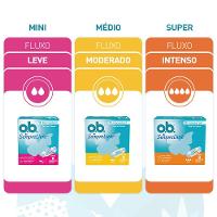 Absorvente Interno Ob Procomfort Médio Leve Mais Pague Menos 16 Unidades - 5