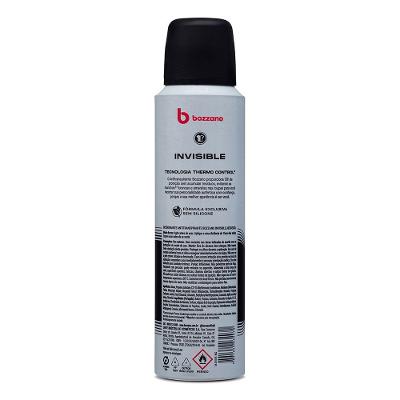 Desodorante Aerossol Antitranspirante Masculino Bozzano Invisible 150ml