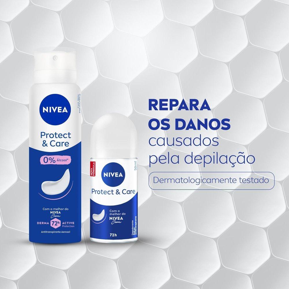Desodorante Antitranspirante Nivea Roll On Protect & Care 50ml - 3