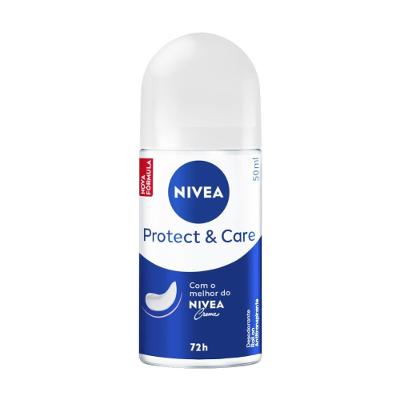 Desodorante Antitranspirante Nivea Roll On Protect & Care 50ml