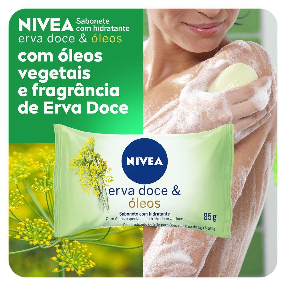 Sabonete Em Barra Nivea Erva Doce & Óleos 85g - 4