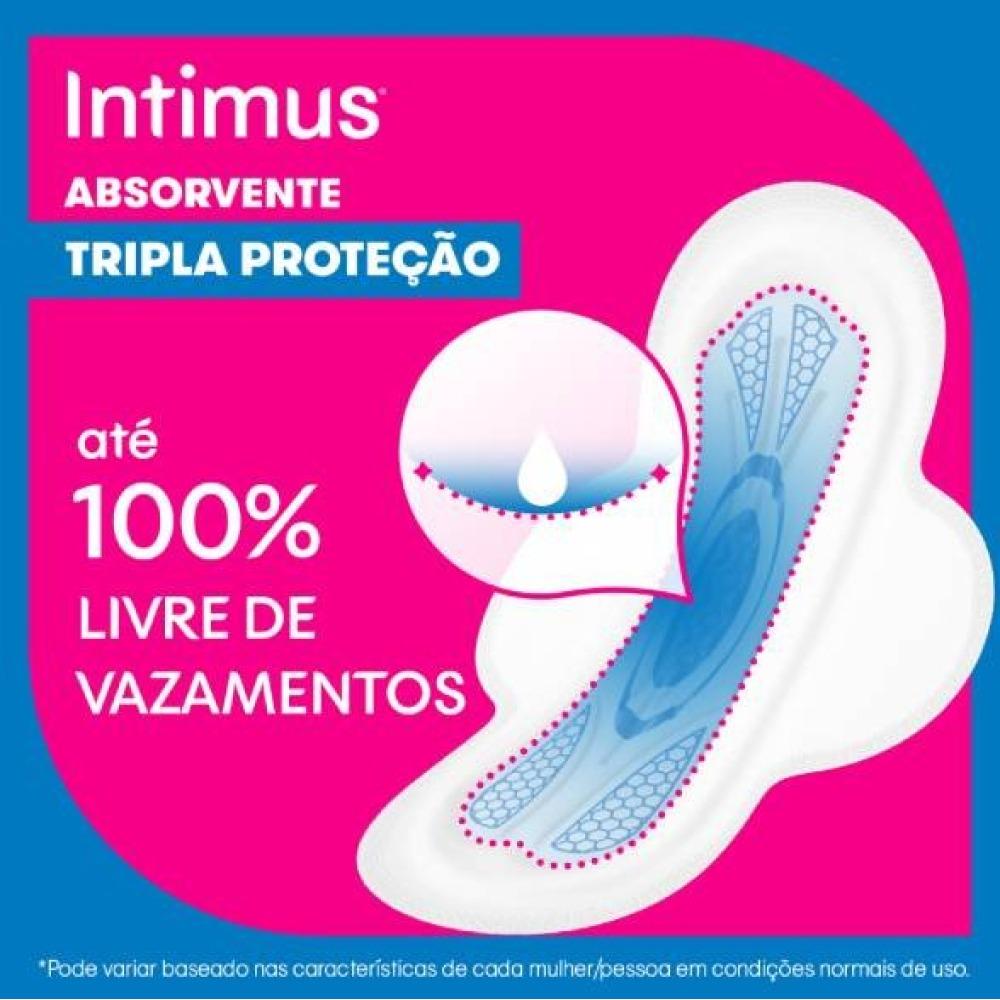 Absorvente Externo Intimus Tripla Proteção Suave Com Abas Leve 16 Pague 14 - 3
