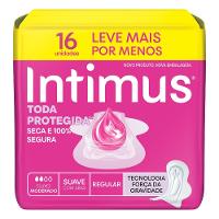 Absorvente Intimus Toda Protegida Dia Cobertura Suave Com Abas 16 Unidades - 1