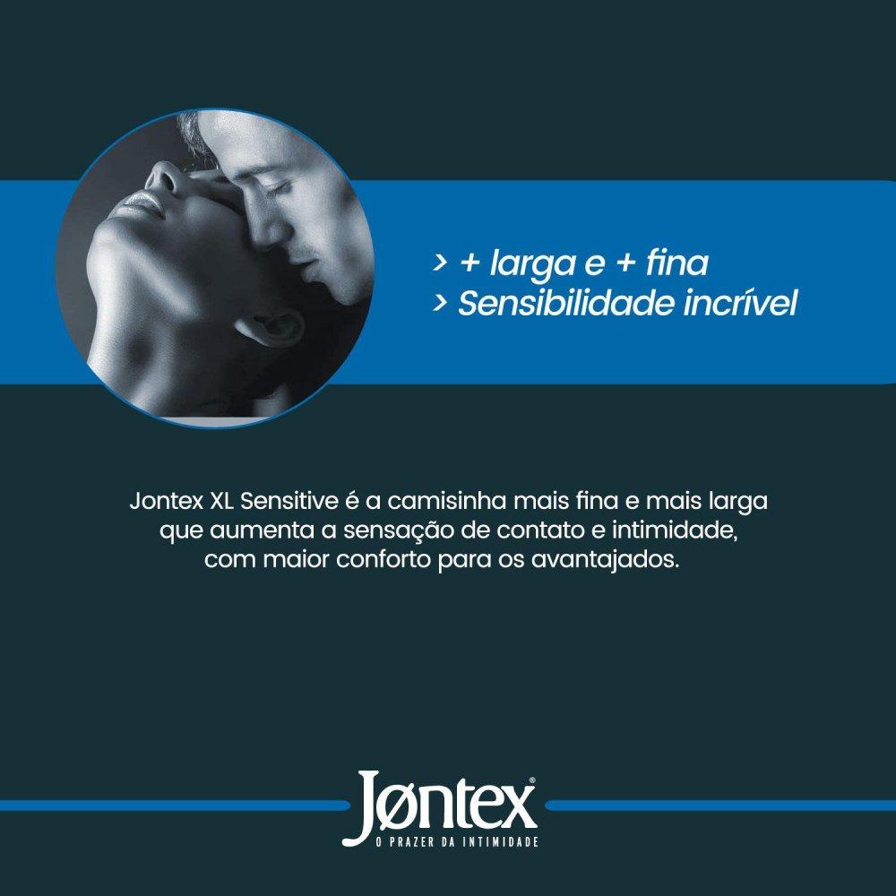 Preservativo Jontex Xl Sensitive Com 6 Unidades - 2