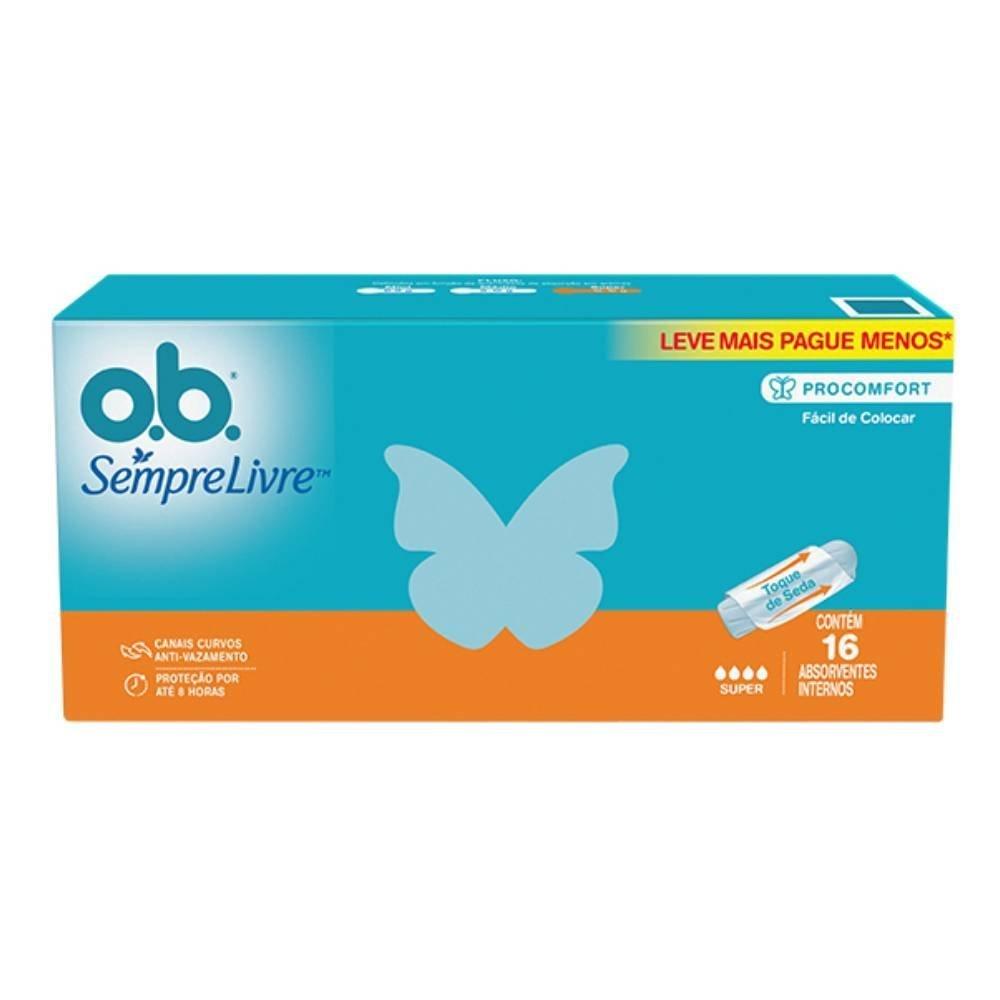 Absorvente Interno Ob Procomfort Super Leve Mais Pague Menos Com 16 Unidades - 4