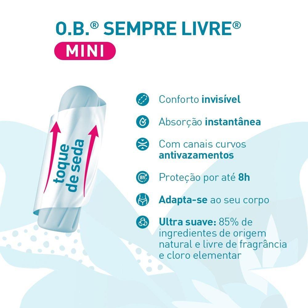 Absorvente Interno Ob Procomfort Super Leve Mais Pague Menos Com 16 Unidades - 6